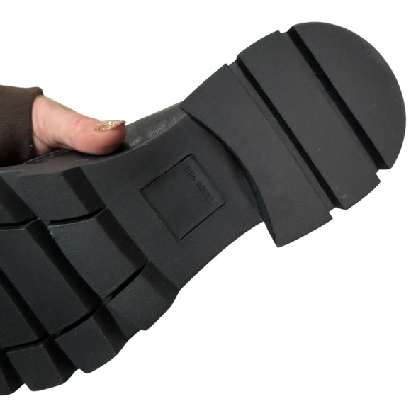 Dolce Vita DV Women’s Black Chunky Platform Loafers Y2K Style Size 8.5 - Picture 7 of 12